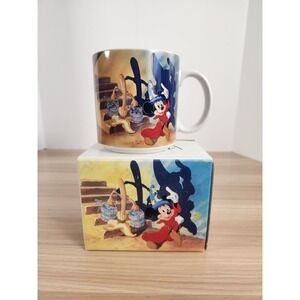 Vtg Walt Disney Vintage Fantasia 1940-1990 Coffee Tea Mug Cup Original Box Japan